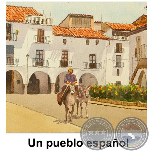 Un pueblo español - Obra de Emili Aparici